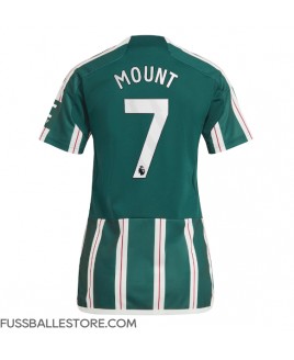 Günstige Manchester United Mason Mount #7 Auswärtstrikot Damen 2023-24 Kurzarm